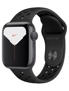Смарт-Часы Apple Watch Series 5 Nike+ 44mm Space Gray Aluminum Case with Nike Sport Band with Anthracite/Black Nike Sport Band (MX3W2)