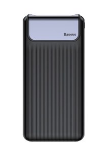 Внешний аккумулятор Baseus 10000 mAh Thin Digital Power Bank QC 3.0 черный