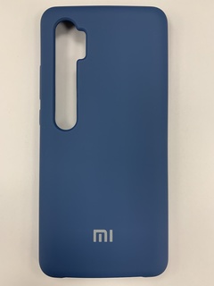 Чехол для Xiaomi Mi Note 10 силиконовый Blue Protective Case (накладка)