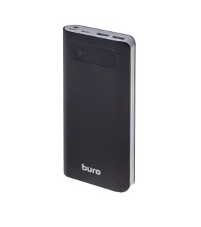 Внешний аккумулятор Buro RB-20000-LCD-QC3.0-I&O Li-Ion 20000mAh 3A+1.5A черный