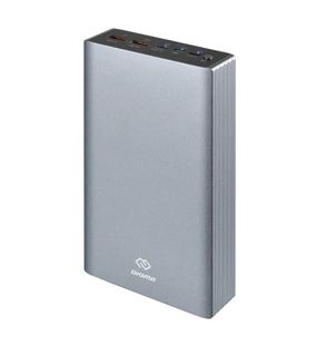 Внешний аккумулятор Digma DG-PD-30000-SLV Li-Pol 30000mAh 3A серебристый 2xUSB