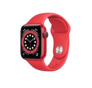 Смарт-Часы Apple Watch Series 6 40mm Red Aluminum Case with Red Sport Band (M00A3)