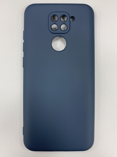 Чехол для Xiaomi Redmi Note 9 силиконовый Dark Blue Full Cover (накладка)