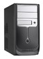 Корпус LinkWorld 437-04 black/silver C2228 w/o PSU mATX USB Audio AirDuct