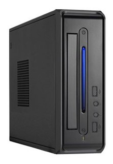 Корпус Linkworld LC-820-01B black 65W miniITX 2*USB AUDIO card reader c.2121
