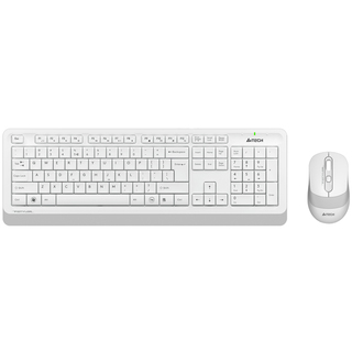 Клавиатура + мышь A4 Fstyler FG1010 USB, беспроводной, белый [fg1010 white]