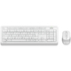 Клавиатура + мышь A4 Fstyler FG1010 USB, беспроводной, белый [fg1010 white]