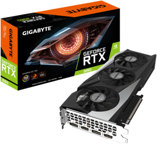 Видеокарта Gigabyte PCI-E 4.0 GV-N3060GAMING OC-12GD NV RTX3060 12288Mb 192 GDDR6 1837/15000/HDMIx2/DPx2/HDCP Ret