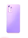Чехол для Samsung Galaxy A72 Накладка плотная Silicon Case без логотипа (Сиреневый)