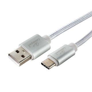 Кабель USB Cablexpert CC-U-USBC02S-3M, AM/TypeC, серия Ultra, длина 3м, серебристый, блистер