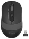 Беспроводная мышь A4 Fstyler FG10S черный/серый оптическая (2000dpi) silent USB (4but)