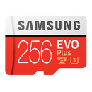 Флеш карта microSDXC 256Gb Samsung EVO Plus UHS-I U3 + SD adapter (MB-MC256KA/EU)