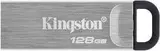 Флеш Диск USB 3.2 128Gb Kingston DataTraveler Kyson DTKN/128GB серебристый/черный