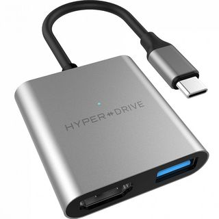 USB-хаб Hyper HyperDrive 4K HDMI 3-in-1 USB-C Hub for MacBook & USB-C devices - Silver