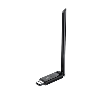 Wi-Fi адаптер UGREEN CM496 (90339) AC650 High-Gain Dual Band Wireless USB Adapter. Цвет: черный
