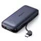 Внешний аккумулятор UGREEN PB172 (80917) Power Bank PD 20W 10000mAh with Type-C Cable с кабелем. Цвет: синий