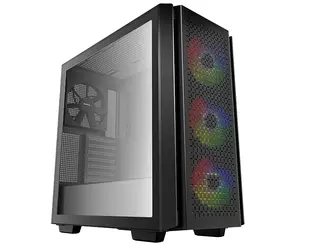Корпус Deepcool CG560 черный без БП ATX 2x120mm 1x140mm 2xUSB3.0 audio bott PSU