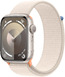 Смарт-Часы Apple Watch Series 9 41mm Starlight Aluminium Case with Starlight Sport Loop (MR8V3)