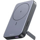 Внешний аккумулятор UGREEN PB206 (15086) 10000mAh Mini Magnetic Wireless 20W Power Bank With Holder Серый Космос