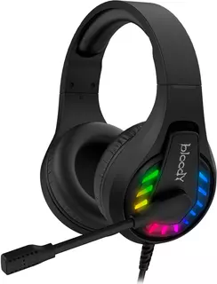 Гарнитура A4Tech Bloody G230p черный 2м накладные оголовье (G230P) USB