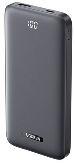 Внешний аккумулятор UGREEN PB198 (60689) 10000mAh Ultra Slim Quick Charging  20W Power Bank. Цвет: серый