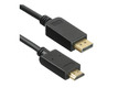 Кабель DisplayPort-HDMI KingPrice KP-DP1.1-HD1.4-1.5m, 1.5м Позолоченные контакты черный