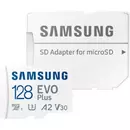 Флеш карта microSDHC 128Gb Samsung EVO Plus + SD adapter (MB-MC128SA/CN)