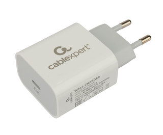 Сетевое з/у Cablexpert 3A Type-C QC3.0/PD 20W white (MP3A-PC-44)