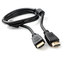 Кабель HDMI Cablexpert CCF2-HDMI4-1M, 1м, v2.0, 19M/19M, черный, медь,позол.разъемы, экран, 2 ферр кольца, пакет