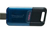 Флеш Диск USB-C  128Gb Kingston DataTraveler 80M DT80M/128GB серебристый/черный