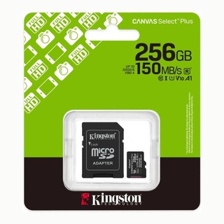 Флеш карта microSDXC 256Gb Class10 Kingston SDCS3/256GB CanvSelect Plus + adapter