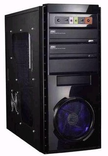 Корпус H-217 Black 20+4pin SATA USB/Audio Без/БП
