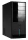 Корпус LinkWorld 321-61 black/silver C2128 w/o PSU ATX USB Audio Fan AirDuct