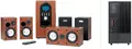 Колонки деревянные Genius SW-HF5.1 6000, 200 R.M.S., с пультом ДУ, cherry wood