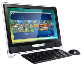 Моноблок MSI HR i3-2100/4G/500G/GT540 1GB/BT/WiFi/DVDRW/21.5" 1920x1080/Cam/W7Pre/MulTouch/KB+M(w)/Ч