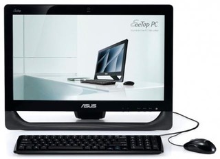Моноблок  Asus ET2011EGT 20"  E5800/4G/500G/ATI HD5470 512Mb/DVD-RW/WF/Cam/ExG/Multi/RK/KB+m/Black