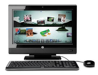 Моноблок HP 310-1200ru X4 615e/2TB/4GB/HD4270/DVDRW/WiFi/kbd/mouse/W7HP64/20"/touch