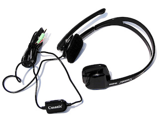 Наушники Cosonic CD609MV (Black) с микрофоном