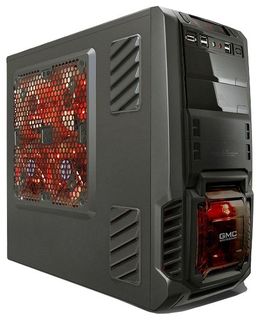 Корпус GMC H-80 Black (w/o PSU)