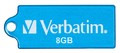 Флеш диск Verbatim 8Gb micro drive caribbean blue