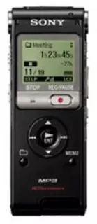 Цифровой диктофон Sony ICDUX300FB 4Gb black MP3, FM