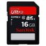Флеш карта SDHC 16 Class10 Sandisk Ultra SDSDU-016G-U46