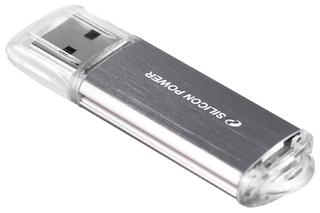 Флеш Диск Silicon Power 16Gb Ultima II-I Series серебристый