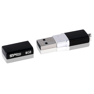 Флеш Диск Silicon Power 8Gb Luxmini 710 черный