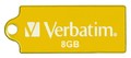 Флеш диск Verbatim 8Gb micro drive sunkissed yellow