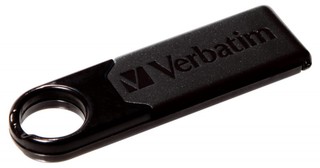 Флеш Диск Verbatim 8Gb MICRO PLUS DRIVE черный USB 2.0