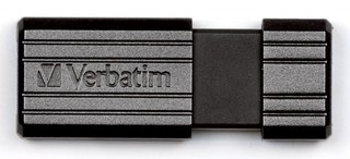 Флэш диск Verbatim 16Gb PINSTRIPE BLACK