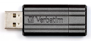 Флэш диск Verbatim 32Gb PINSTRIPE BLACK