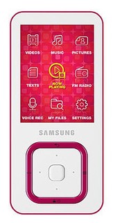 Плеер Flash Samsung YP-Q3 8Gb white USB2.0