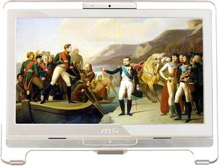 Моноблок MSI AE1920-254RU 18.5" HD Touch Atom D525/2Gb/320Gb/IntHDG/DVDRW/MCR/W7St/WiFi/white/250cd/